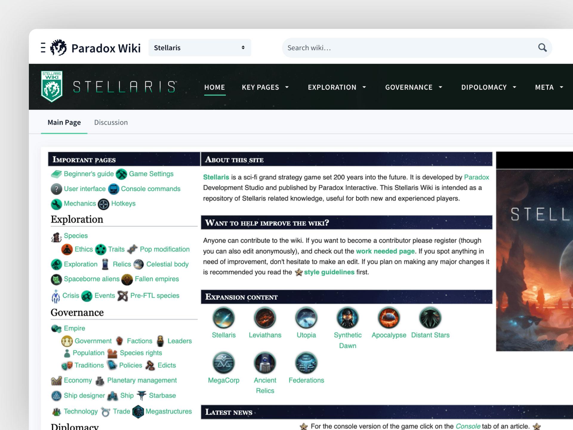 Improving the Wikis asset 1