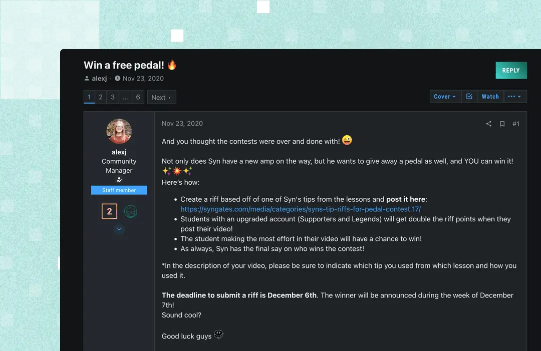 Increasing member participation and community vibrance