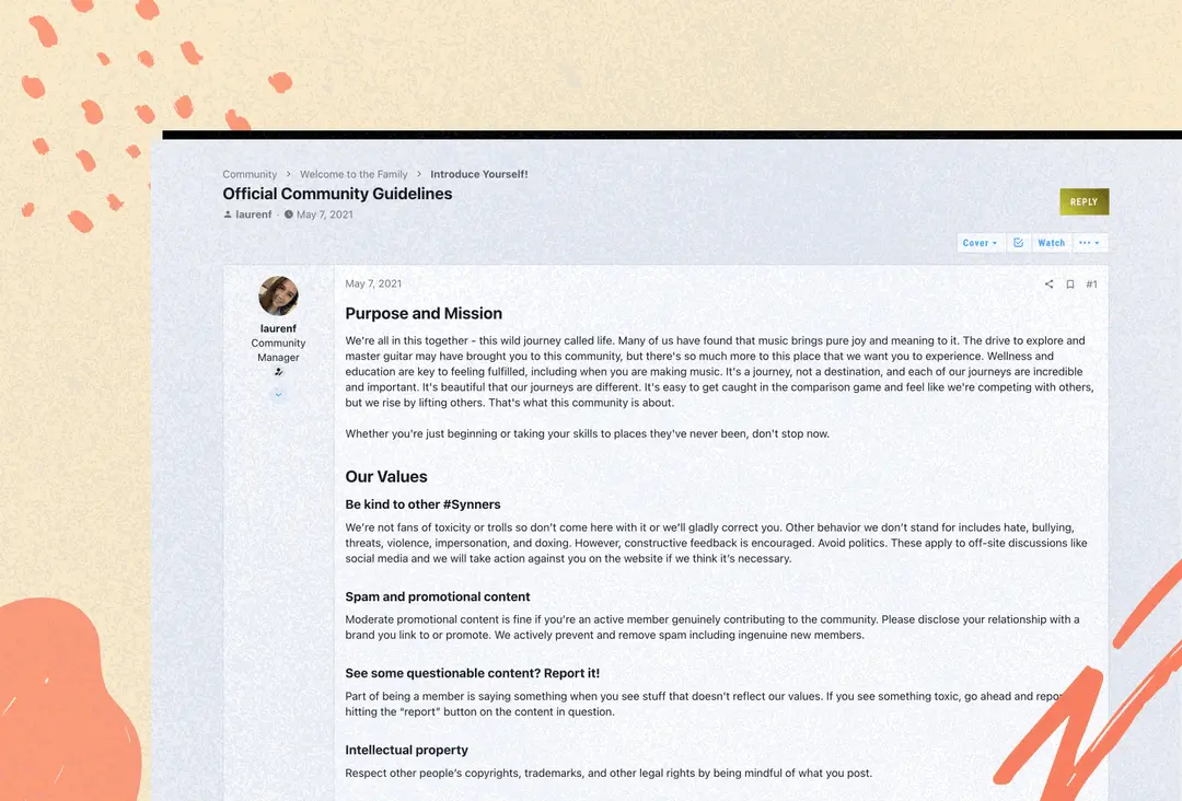 Consistent rules that everyone can follow
